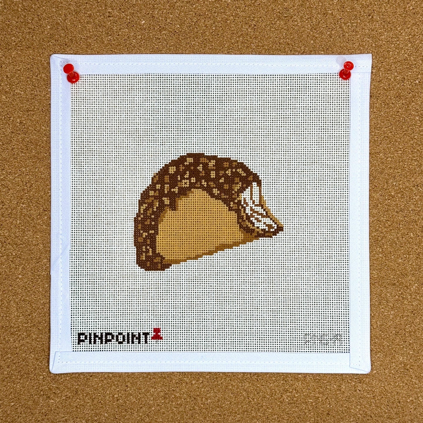 Ice Cream Taco Needlepoint Canvas