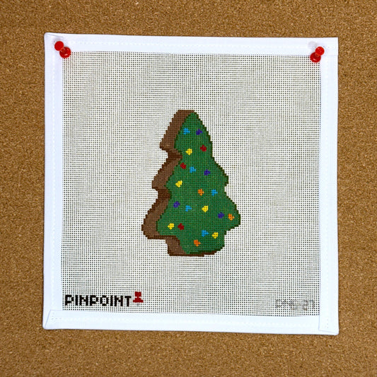 Brownie Christmas Tree Needlepoint Canvas