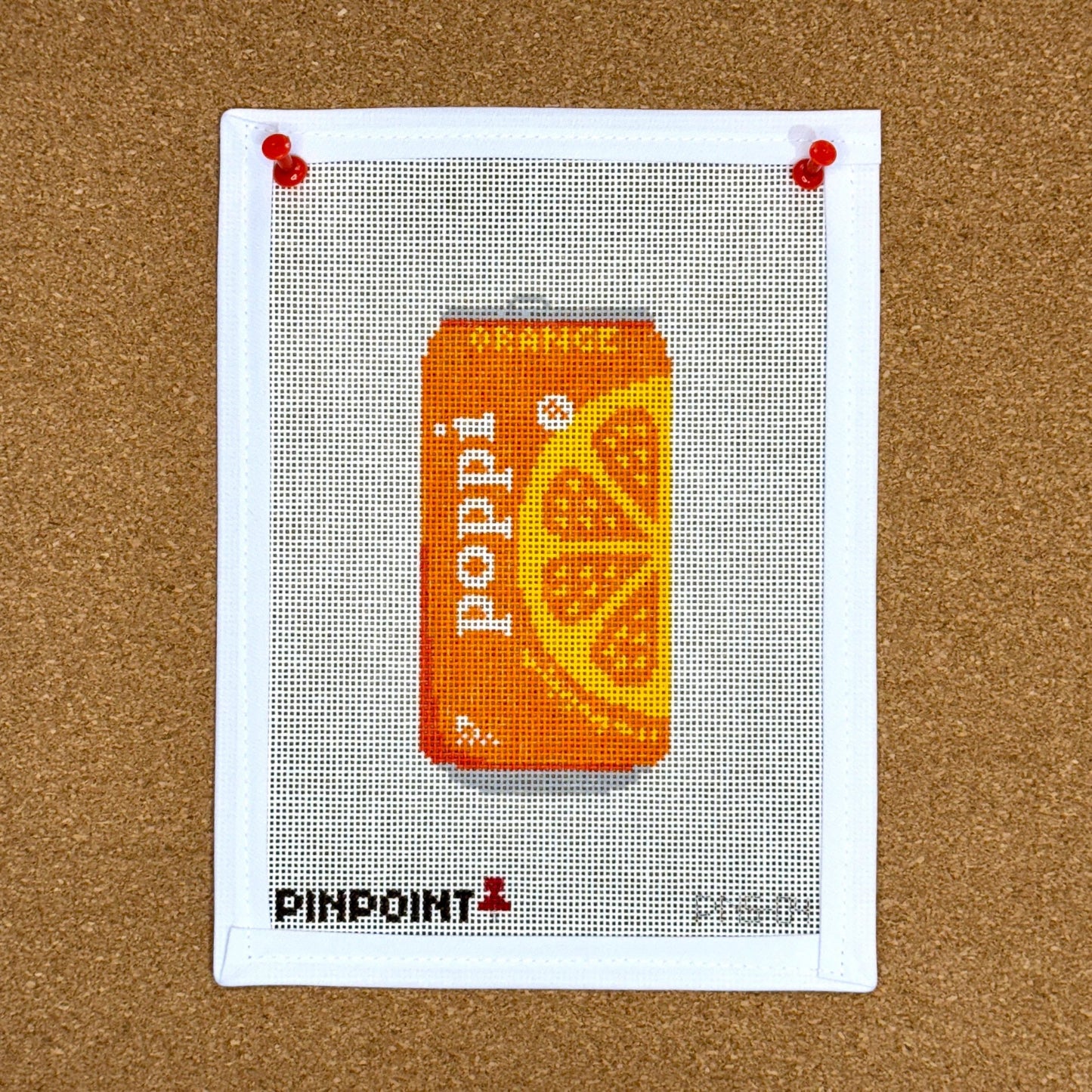 Poppi Needlepoint Canvas | Orange